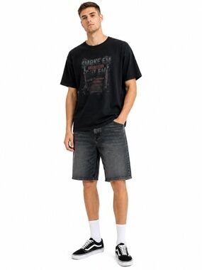 Vintage “Smoke Em If You Got Em” Black Graphic T-Shirt - Size XL - 25" PTP GUC